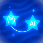 Creativity and intelligence conceptual illustration