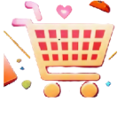 Electronic shopping cart — indicates the addition of products with attractive discounts.